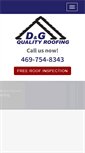 Mobile Screenshot of dgqroofing.com